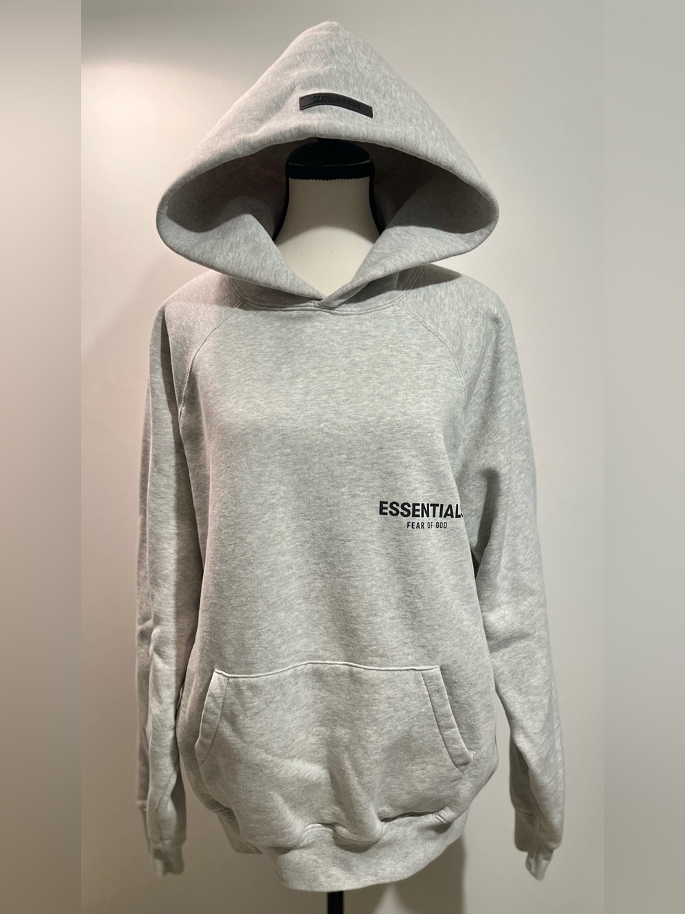 Fear of God Essentials Light Gray Hoodie Sweatshirt